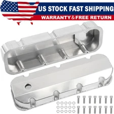 Aluminum Fabricated Valve Cover for Big Block Chevy BBC 396 454 w/ Breather Hole
