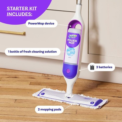 Power Mop Floor Cleaner Multi-Surface Cleaning Set W/ Mopping Pads Solution US - Picture 17 of 23