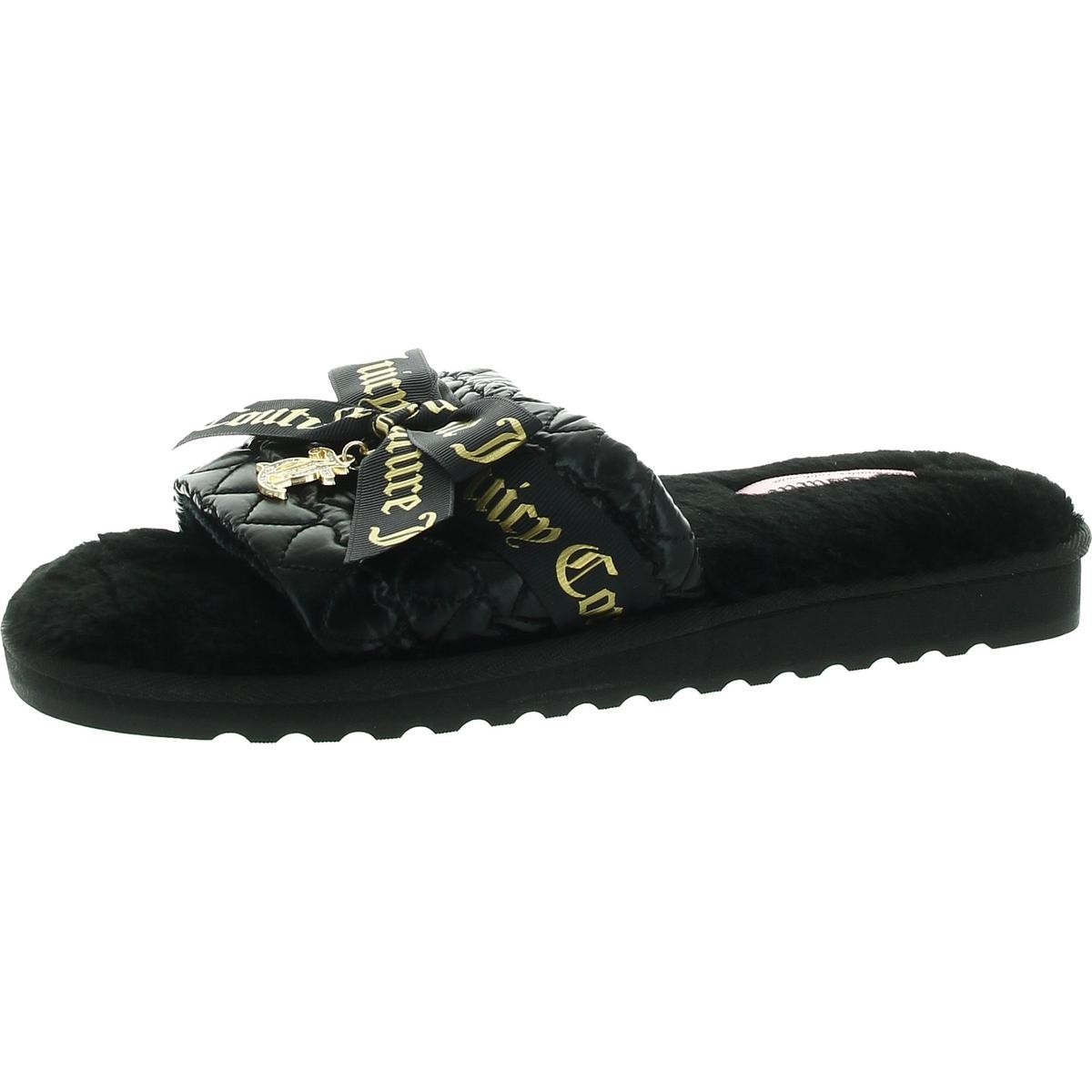 Женские шлепанцы Juicy Couture JCHASEN3 черные размер 8-9 средний BM BHFO 5313 7790₽