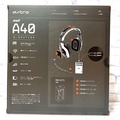 ASTRO Gaming A40 10th Anniversary Edition Head Set Wired Black Red