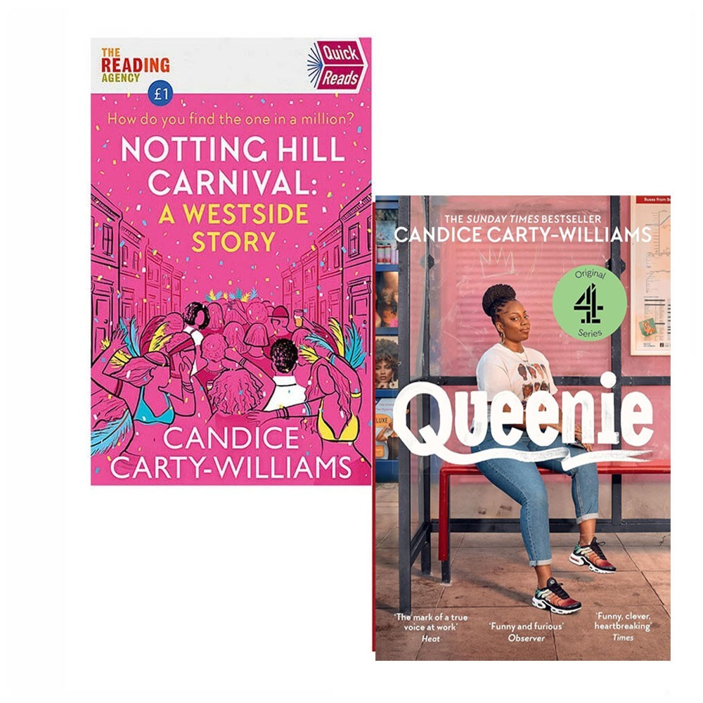Candice Carty-Williams 2 Books Collection Set (Notting Hill Carnival,Queenie)