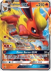 Flareon GX SM171 Full Art Holo Sun & Moon Black Star Promo
