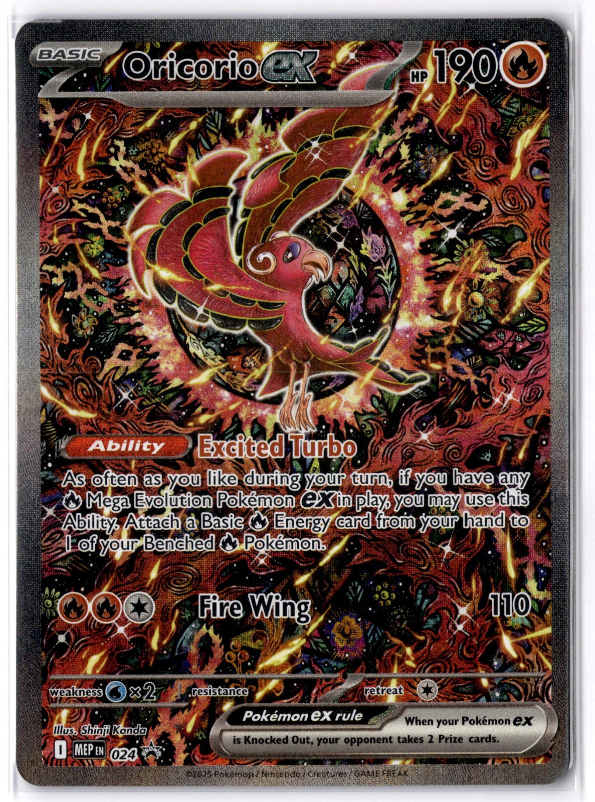 Oricorio ex Promo ME: Mega Evolution Promo 024 NM