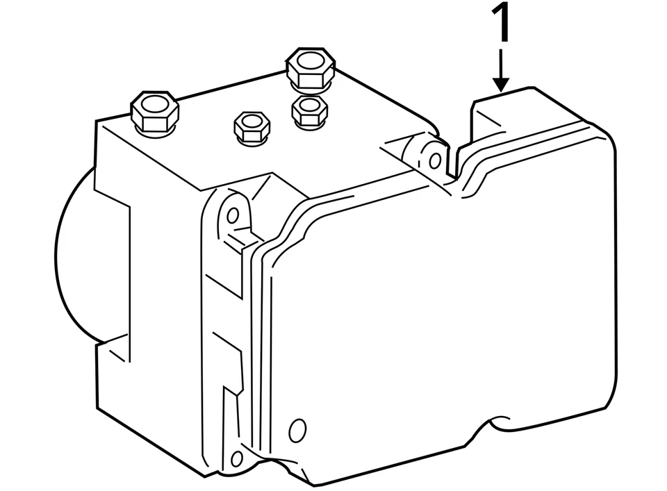 Módulo de control de bomba abs Toyota Tundra 2014-2015 VIHH4 Foto 4 de 4
