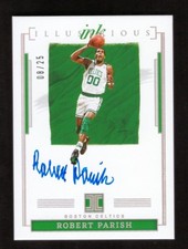 2021-22 Panini Impeccable Robert Parish Illustrious Ink Auto Holo Silver 08/25