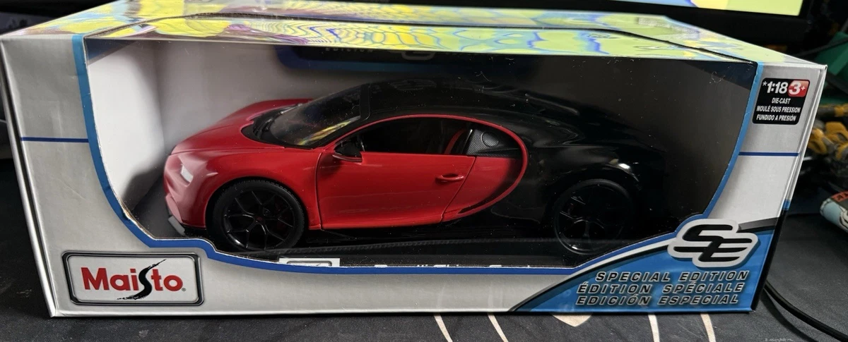 Auto In Miniatura 1/18 Maisto Modellino Auto Bugatti Divo Special Edition 1:18 Maisto - Pressofuso In Scatola, Colore Blu Modellini Auto 1 43
