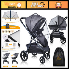 Universal Mosquito Net for Strollers, Car Seats Bassinets - Breathable, Foldab