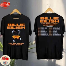 SALE - Billie Eilish Hit Me Hard And Soft The Tour Part 2 2025 T-Shirt