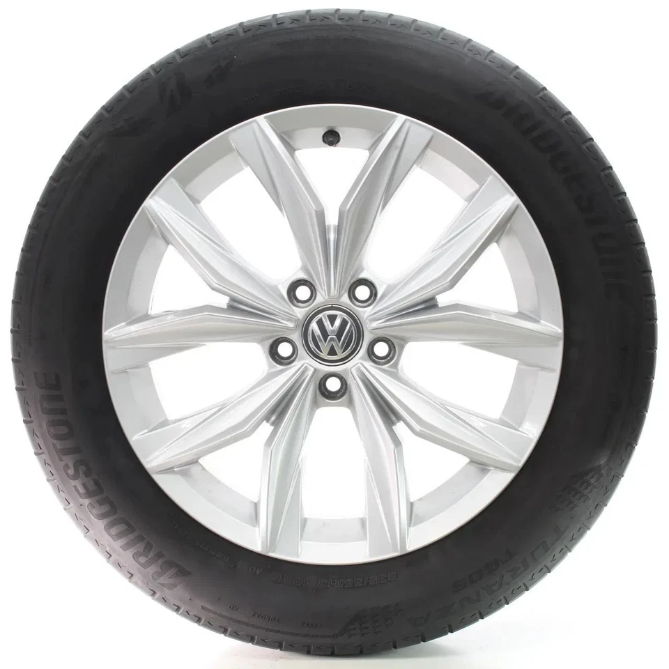 VW Tiguan AD1 Sommerräder Kingston Bridgestone 235/55R18 100V DOT22 5NA601025B - Bild 3 von 4