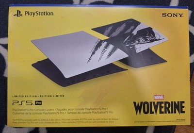 PS5 Pro Console Covers Marvel s Wolverine Adamantium Limited Edition - IN HAND!