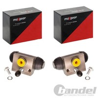 2X Maxgear Radbremszylinder Hinten Passend FüR CitroËN C1 Peugeot 107 Toyota AYG