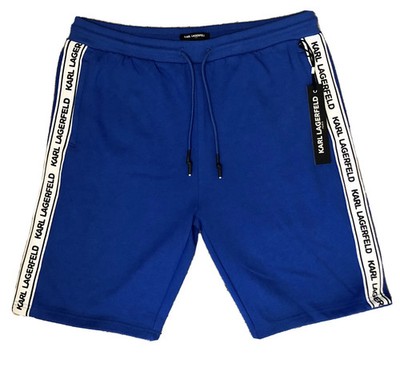 Karl Lagerfeld Men s Blue Cotton Shorts Size L Large Style LM1H6029 New NWT