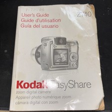 Kodak EasyShare Z740 Zoom Digital Camera Instruction Manual User Guide Book OEM