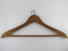 Vintage The Grosvenor N.Y. Wooden Hanger - Wood NYC Hotel Clothing Coat Hanger