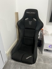 Recaro Heritage Bucket Wingback Seat. Fia Spec. Skyline Black