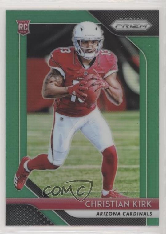 2018 Panini Prizm Rookie Green Prizm Christian Kirk #219 2w0