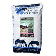 Simple System Meadow Forage Pellets 20kg - HORSE & PONY FEED 1.60 per kilo