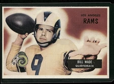 1955 Bowman- Bill Wade #78 CLEAN!! 