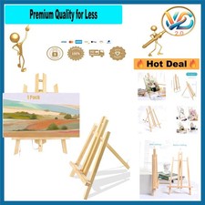 Pine Wood 11.8 in Tabletop Easel for Kids  Art Displays New