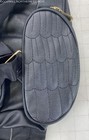 9"x12"x4" Black Gold Tone Embroidered Owl Mini Backpack Bag — photo 3