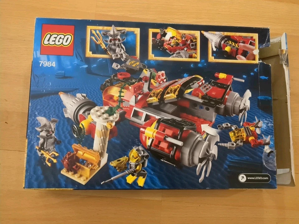 LEGO Atlantis 7984 : Deep Sea Raider Building Set 100% Complete VGC - Image 2 of 4