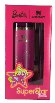 Stanley x Barbie SuperStar Pink Tumbler 40 oz With Straw & Lid - NEW in Box!