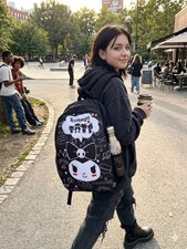 Sanrio Kuromi  Friends Backpack   Full Size w/ Front Zip