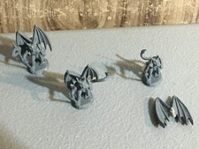 A32616 RAL PARTHA MINIATURES METAL MONSTERS 3 PK DEMON IMP 1 BROKE WEAPON D&D