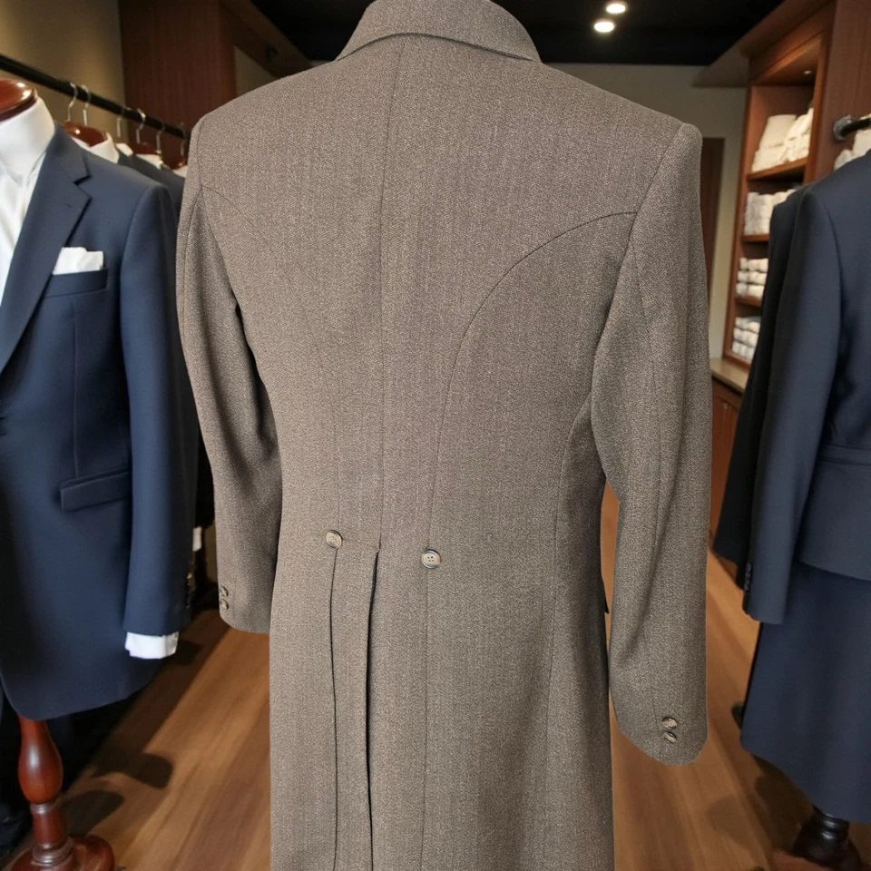 Vtg The Old Frontier Clothing Co Western Highland Wool Frock Coat Mens 40 - Image 3 of 4