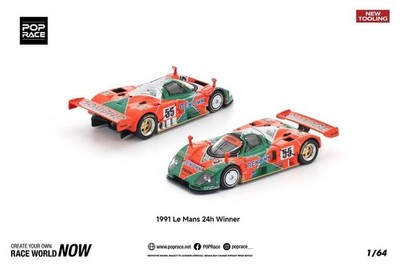 Pop Race 1:64 1991 Mazda 787B Le Mans 24h Winner #0301