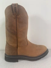 Guide Gear Western Work 2.0 Brown Leather Cowboy Boots 738410 Mens Size 9 EE