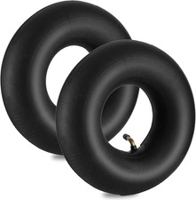 4.10/3.50-4 Inner Tube with Bent Valve Stem - Heavy Duty Replacement Tire Tubes