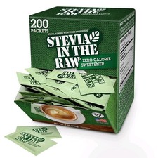 Stevia In The Raw Sweetener Packets 200 Ct Box 200 Count Pack of 1 BB 12/27
