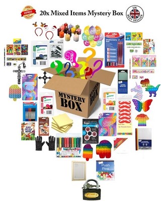 Family Mistery Fun Box MIXED High Quality Small Medium Random Items 20+ Items