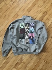 OFFICIAL Taylor Swift The Eras Tour Gray Quarter Zip Sweatshirt LARGE Eras Merch