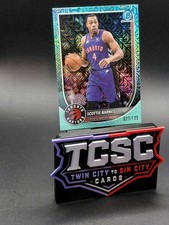 2025-26 Bowman - Chrome Scottie Barnes #BCV-68 Aqua Mojo Refractor /125