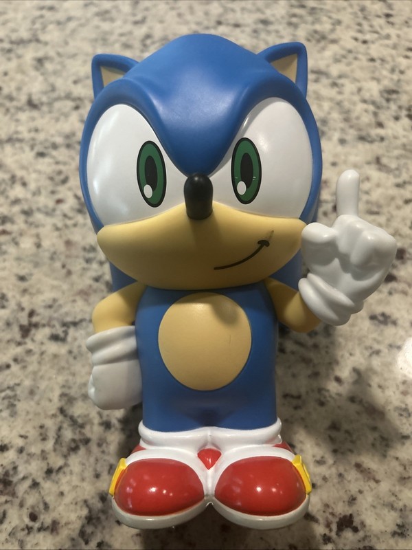 Sonic The Hedgehog PVC Figure Coin Piggy Bank