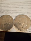 1972 Eisenhower Dollar(2) and 1971 Eisenhower Dollar(2) — photo 1