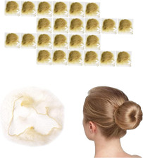 Unsichtbare Haarnetze für Gastronomie, Haarduttnetze blond Ballett Haarnetz für Mädchen