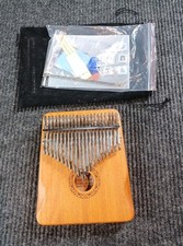 Kalimba Thumb Piano,YUNDIE Portable 17 Keys Mbira Finger Piano w/accessories