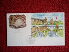 GB FDC 1989 INDUSTRIAL ARCHAEOLOGY M/SHEET POOL REDRUTH SPECIAL P/MARK