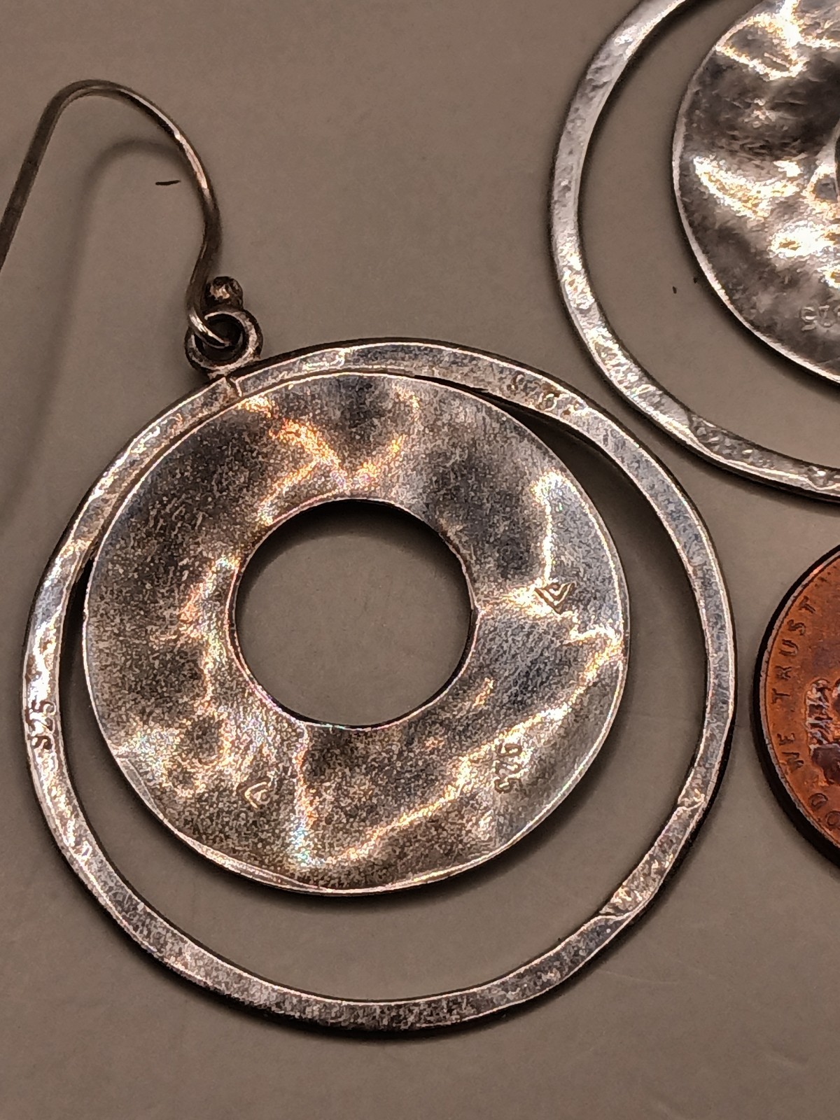 Silpada 925 Sterling Silver Hoop Dangle Drop Hook Earrings