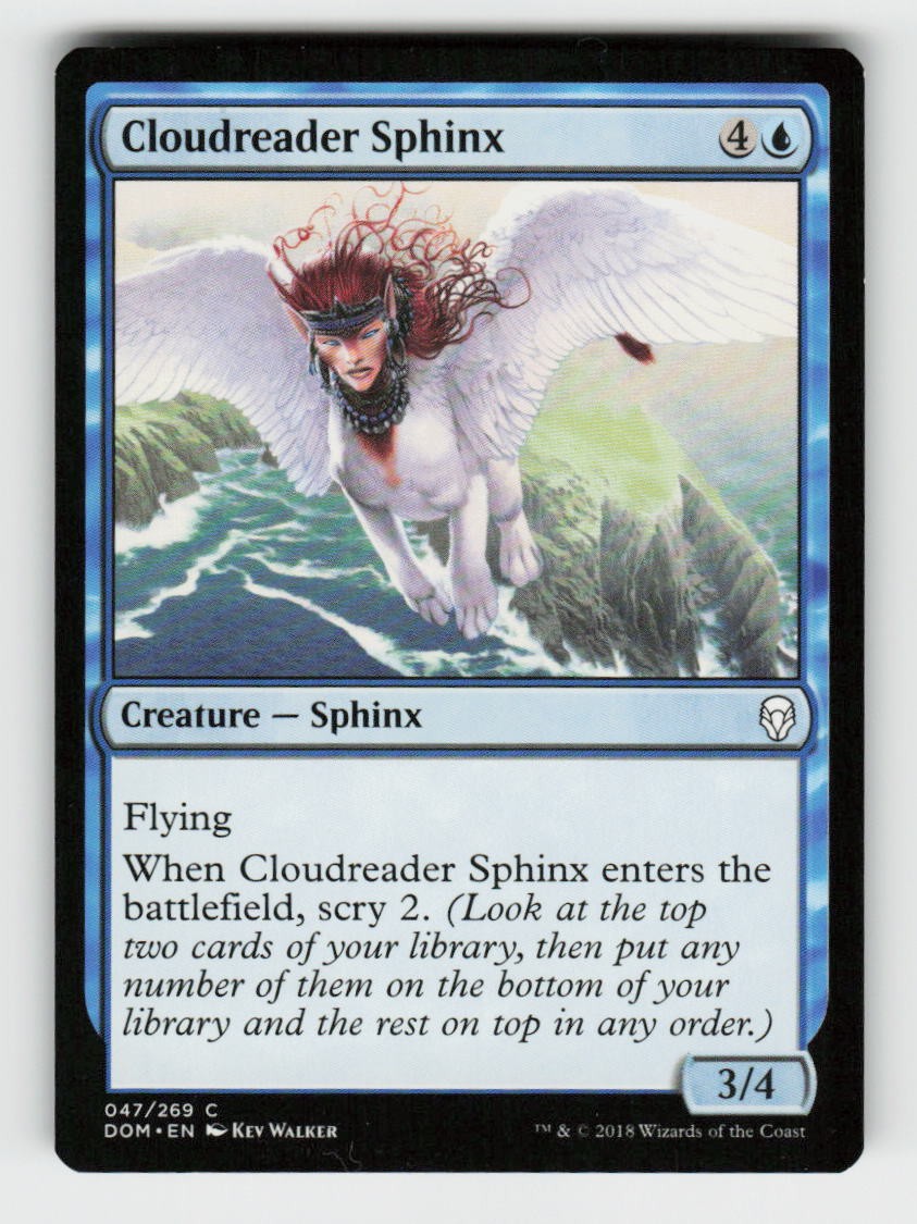 Cloudreader Sphinx 47 Common Dominaria Magic: The Gathering