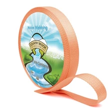 Country Brook Design® 3/4 Inch Coral Nylon Heavy Duty Webbing, 10 Yards