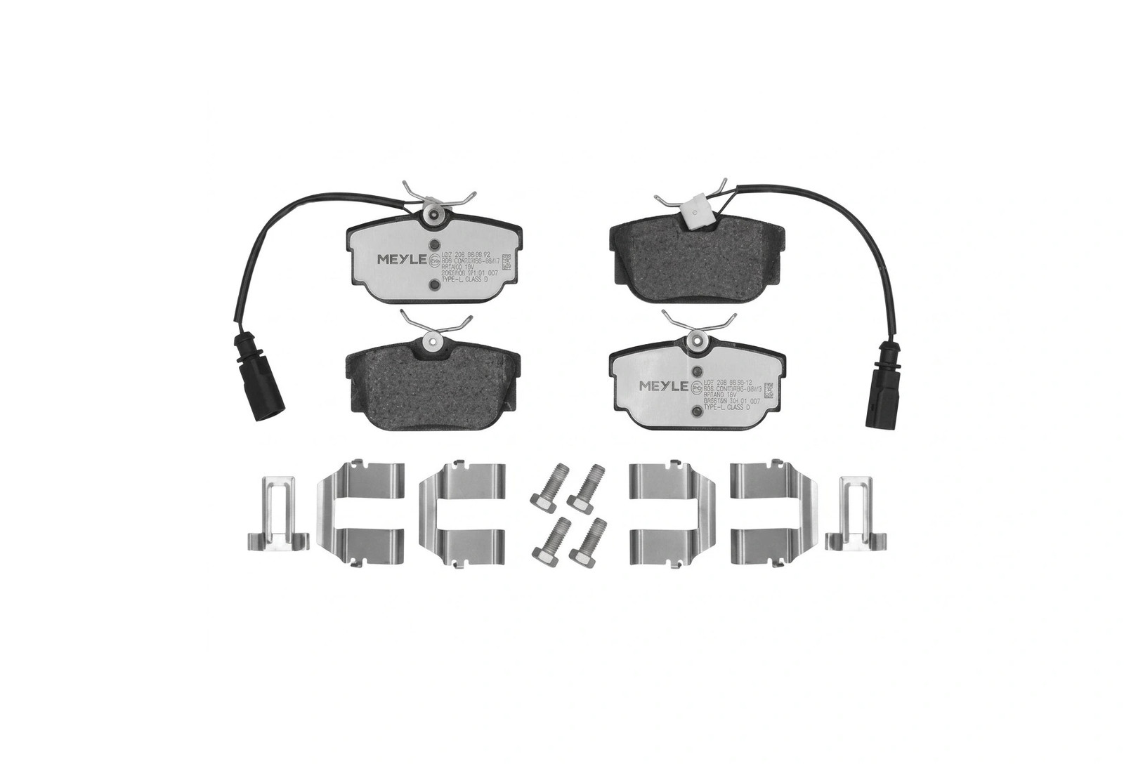 Plaquettes de frein Essieu arrière 025 234 4616/PD MEYLE pour VW SEAT FORD