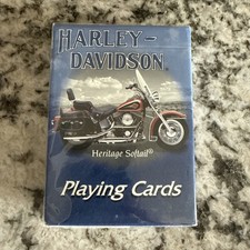 Harley-Davidson Motorcycles Heritage Softail Playing Cards New &ldquo;Factory Sealed&rdquo;