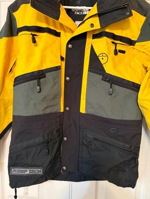 Vtg Scot Schmidt North Face Steep Tech Jacket Medium Yellow | eBay