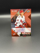2024-25 Upper Deck Allure Jackson Blake Hurricanes Rookie Red Rainbow Auto #143