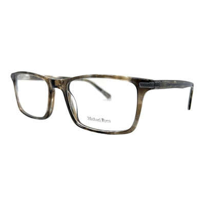 MICHAEL RYEN - MR376 C3 58/19/150 - KHAKI DEMI BROWN - NEW Authentic EYEGLASSES