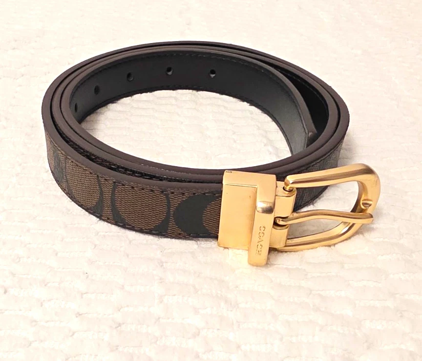 Coach Size M Black Belts for Women for sale | eBay display picture 3